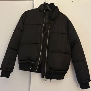 Top Shop black puffer jacket